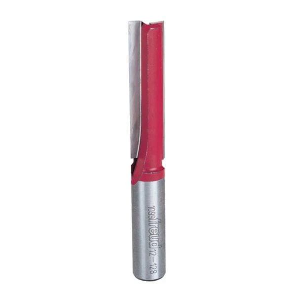 Double Flute Straight Router Bit - 1/2" SH - Diameter:1/2" - Cutting Length:2"